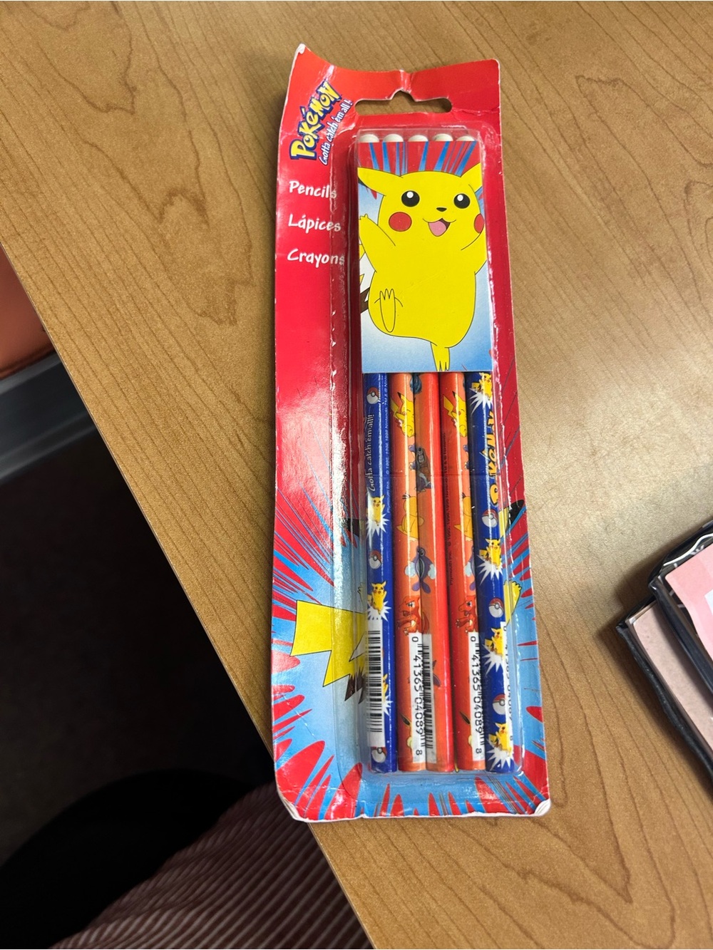 Nintendo Pikachu Party Pencils - Red, Blue, Yellow